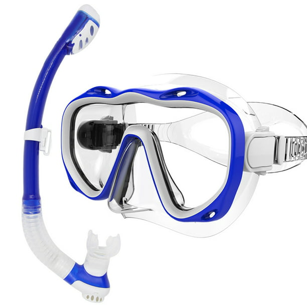 Scuba Diving Snorkel Mask Equipment Goggles Glasses Swimming Breathing Tube Set